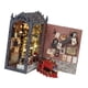 thumbnail image 3 of Kit de sujetalibros DIY con decoración de luz, estantería creativa, sujetalibros en miniatura para casa de muñecas, regalo ideal para principiantes., 3 of 8