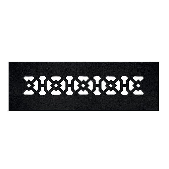 Achtek Air Return 2"x10" (Overall Size 4"x12") | Cast Aluminum Air Grille | HVAC Duct Cover for Home Ventilation