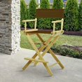 thumbnail image 4 of Casual Home 220-00/021-45 Director Chair 24"" - Counter Height Natural Frame/Brown Canvas, 4 of 5