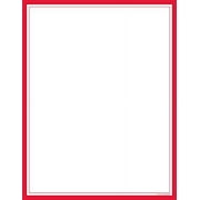 Great Papers! Everyday Letterhead Red Border 80/Pack (2014018)