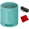 Sony XB100 Compact Bluetooth Wireless Speaker (Blue) Bundle with Power Bank