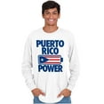 thumbnail image 5 of Puerto Rico Power PR Flag Pride Long Sleeve TShirt Men Women Brisco Brands M, 5 of 5