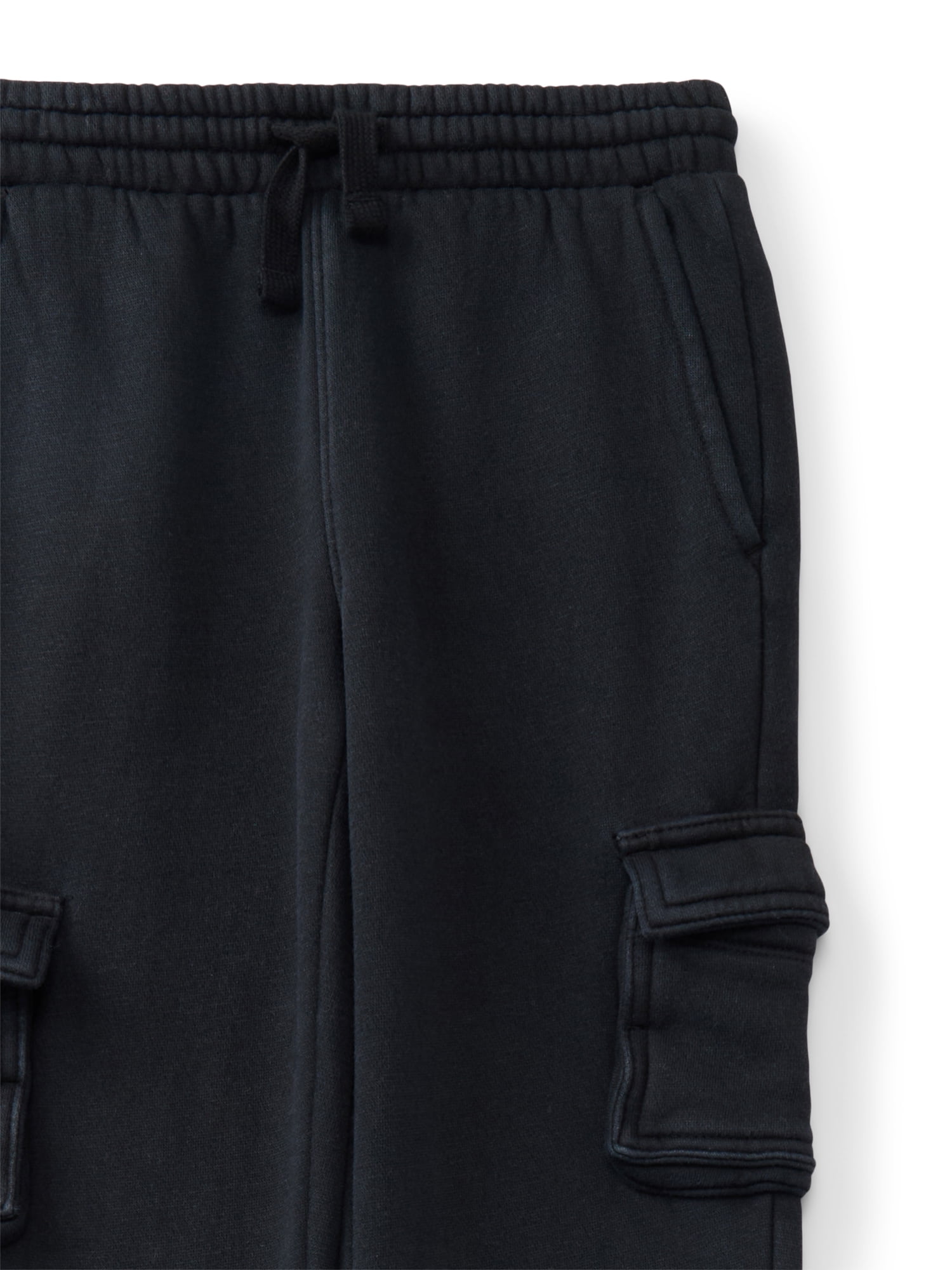 Wonder Nation Boys Fleece Cargo Pants, Sizes 4-18 & Husky