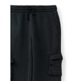 thumbnail image 3 of Wonder Nation Boys Fleece Cargo Pants, Sizes 4-18 & Husky, 3 of 3