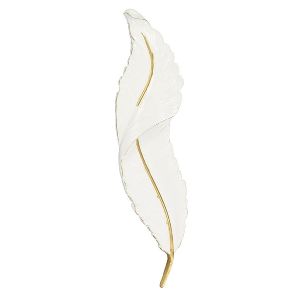 Modern White Feather Wall Light Living Room Decoration LED Wall