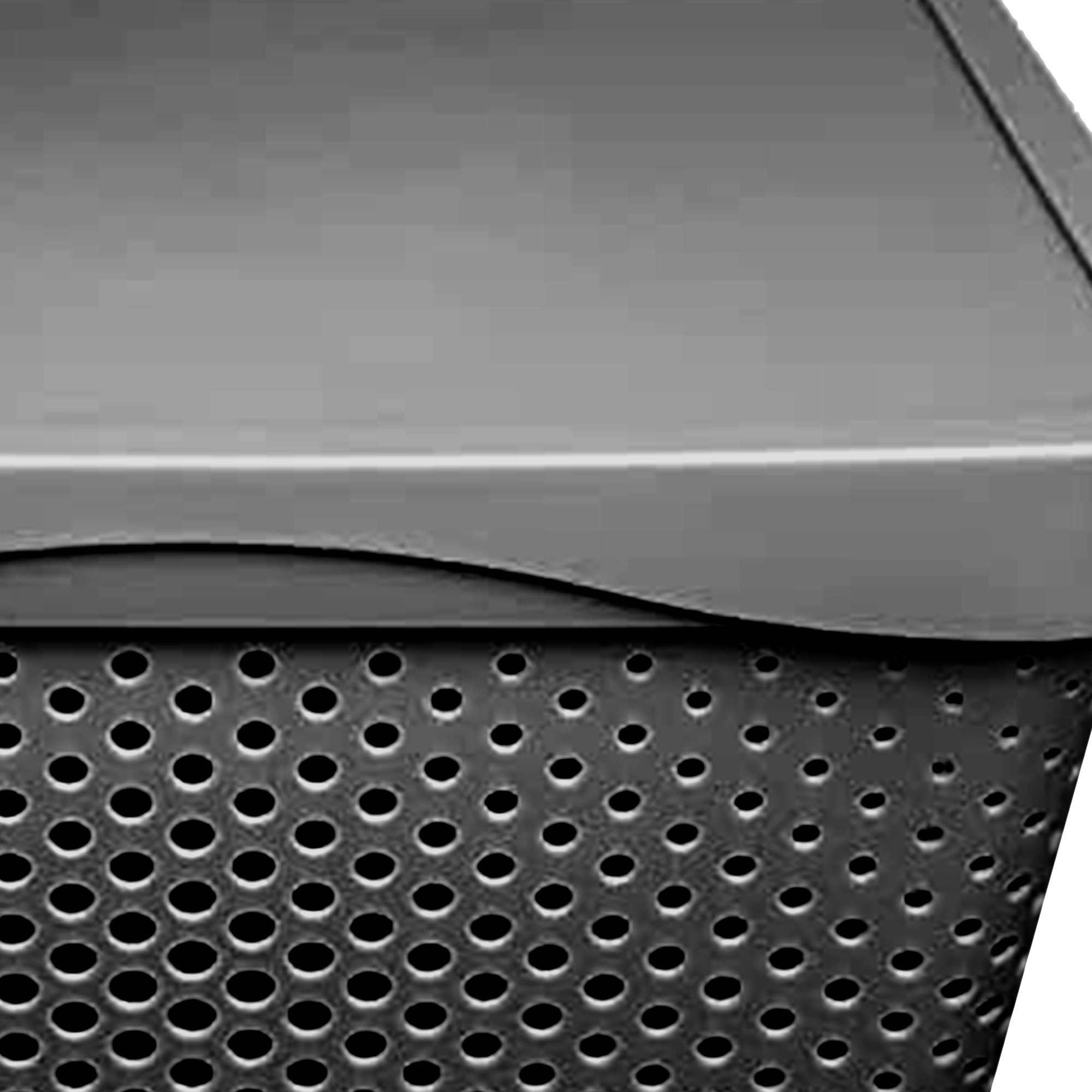 HANAMYA 11L Stackable Lidded Storage Organizing Containers, Gray (Set