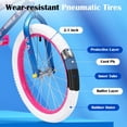 thumbnail image 3 of HONGGE Kids Bike, 18" Wheels, Ages 4+, Training Wheels, Blue, 3 of 8