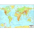thumbnail image 1 of World Physical Map | 100 x 140 cm | LAMINATED | BIG MAP, 1 of 2