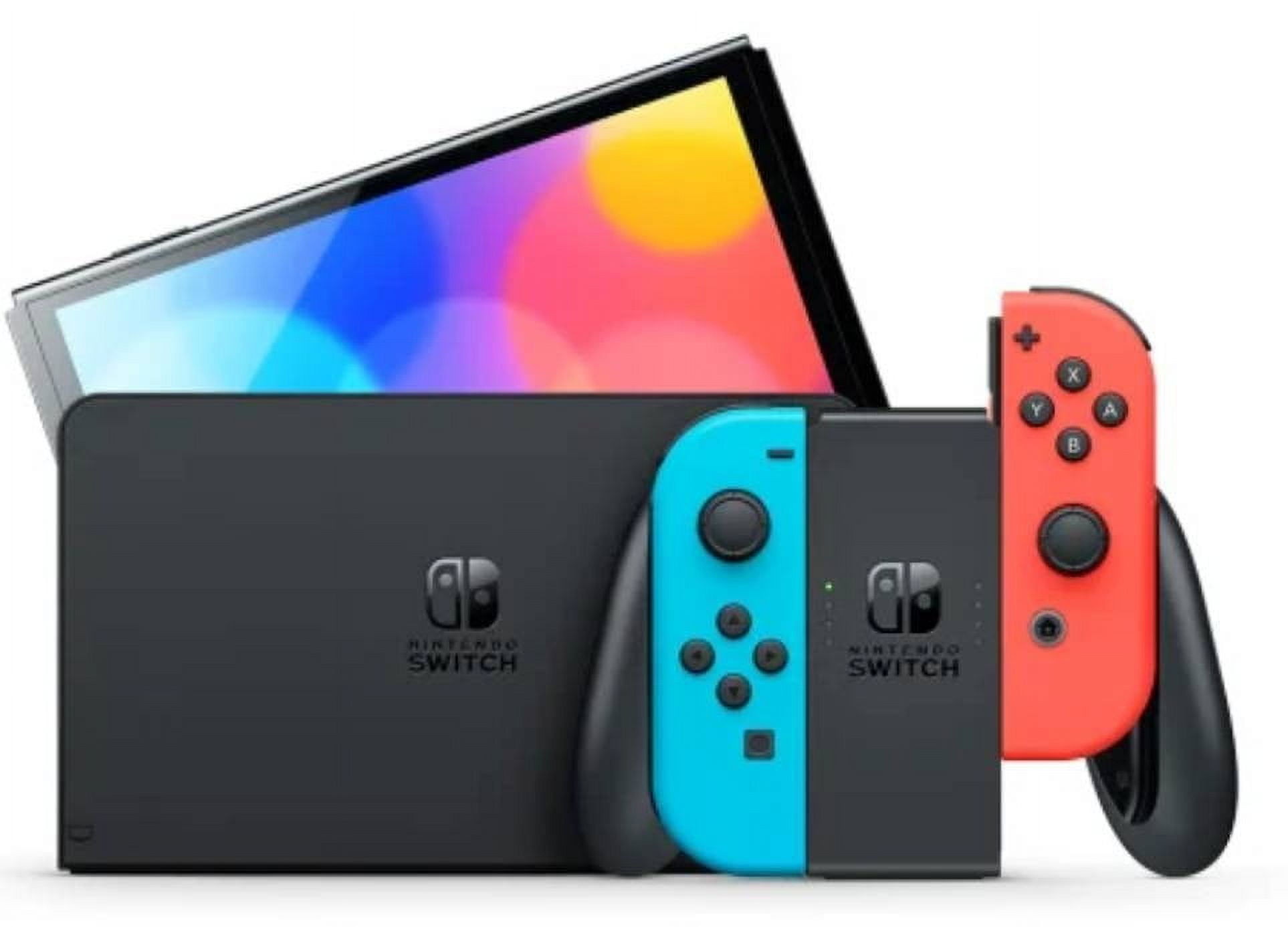 Nintendo Switch OLED Neon Blue/Red with Minecraft Game - Walmart.ca