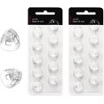 thumbnail image 1 of Cúpulas para audífonos Oticon Minifit, repuestos de tapones los oídos Oticon, accesorios (ventilación abierta 8 mm), kits limpieza suministros (20 piezas) Blanco - 2 Paquetes Open Vent-8 MM, 1 of 6