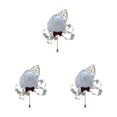 thumbnail image 1 of Redempat Versatile Wedding Brooch Add Classy And Sophisticated Touch To Any Look Modern Minimalist Brooch Pin Benbai 3Set, 1 of 6