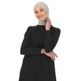 thumbnail image 3 of Black - Black - Crew neck - Unlined - Modest Dress - Refka, 3 of 5