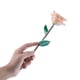 thumbnail image 3 of Rose de 24k Gold de Rose de Tallo Bañado en Stand de Regalo Rosa, 3 of 7