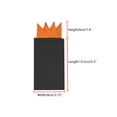thumbnail image 3 of INSPIRE CHIC Men's Pocket Squares PreFolded Triangles On Card Suit Handkerchief Orange One Size, 3 of 4