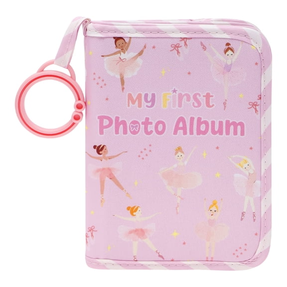 Threns Baby Photo Album Holds 17 Pcs 6 x 4 in Pictures Soft Cloth My First Photo Album with Safety Mirror Fabric Kid Memory Keepsake Present for Newborn Toddler Boy Girl