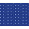 thumbnail image 2 of Simply Daisy, 18 x 14 Inch Harlequin Stripe Geometric Print Placemat (set of 4), Royal Blue, 2 of 2