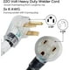 thumbnail image 3 of Cable de extensión para soldador Fekular, 25 pies, 220 V, 50 A, calibre 8, NEMA 6-50, 3 of 9
