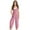 Pink, variant on FAIWAD Girls Summer Jumpsuit Casual Sleeveless Spaghetti Strap Overalls Kids Loose Cuffed Pants Rompers with Pockets 5-14 Years