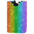 thumbnail image 1 of Panier en Tissu Motif Arc-en-Ciel Grand Panier avec Poignée, 1 of 7