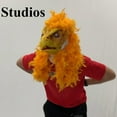 thumbnail image 2 of Super Chicken Feathered Mask, 2 of 2