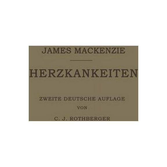 Lehrbuch Der Herzkrankheiten, (Paperback)