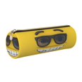 thumbnail image 1 of Easygdp Smiling With Sunglasses para Estuche de Lápices Cilíndrico de Cuero con Cremallera, Organizador de Lápices de Cuero para Escuela, Oficina y Viajes, 1 of 6