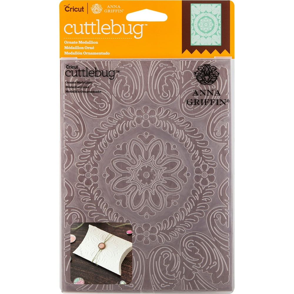 Cuttlebug 5" x 7" Embossing Folder By Anna Griffin, Ornate Medallion