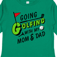 thumbnail image 4 of Inktastic Going Golfing with my Mom and Dad- kids golf Boys or Girls Long Sleeve Toddler T-Shirt, 4 of 5