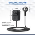 thumbnail image 4 of Cargador LANMU compatible con Shark VACMOP VM252 VM252C QM250, 4 of 7