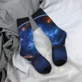 thumbnail image 5 of Bingfone Compression Socks for Women and Men Long Socks for Running Athletic Cycling Nurse- Astronaut, 5 of 6