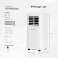 thumbnail image 6 of Matladin WiFi Enabled Smart 8000 BTU Portable Air Conditioner with Remote & APP Control, 3-in-1 Cooler, Dehumidifier & Fan, Powerful Room Mobile AC Unit with Rolling Wheels & Easy Installation Kit, 6 of 7