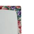 thumbnail image 3 of Ambesonne Floral Design Fitted Sheet, Leaves and Rose Print, Queen Size, Jade Green Pastel Pink, 3 of 5