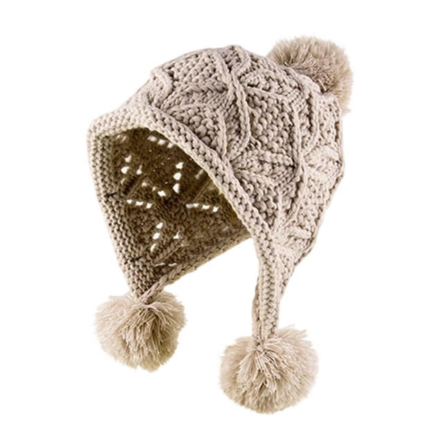 Sombreros para mujer y hombre, otoño e invierno, de lana gruesa, para ciclismo al aire libre, de forro polar, cálidos, de punto, de poliéster.
