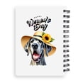 thumbnail image 2 of Happy Women's Day Great Dane Sunflower Vintage Proud Mom Spiral Bound Journal Danes Dog Lover Gifts 5x7in Spiral Notebook - 02030, 2 of 5