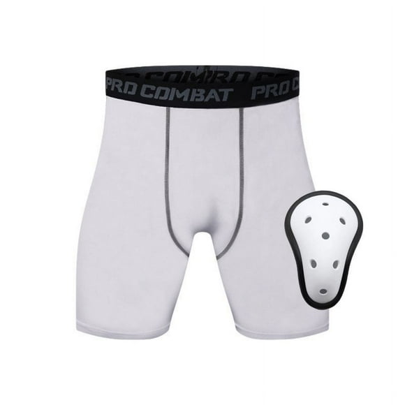Compression Short with Protective Cup Athletic Cup Flexcup for Adults Youth  Superior Support and Comfort Fitness Sport Football Hockey Baseball Softball Lacrosse Wrestling Soccer Groin P