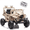 Khaki, variant on Xuanlur 12V Dinosaur Ride on Toys, Electric Car for Toddlers 2-4 w/Parent Control, Ride on Car w/Lights, 4-Wheel Suspension, Music, Bluetooth, 2.49-3.11MPH, Simulated Animal Vehicle for Kids (Khaki)