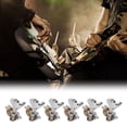thumbnail image 3 of Guitar String Tuner Peg, Guitars Machine Head 1:18 Gear Ratio Open Metal  for Instrument Gold,Silver, 3 of 7