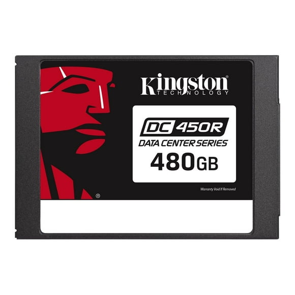 Kingston Data Center DC450R - SSD - Crypté - 480 GB - Interne - 2,5" - SATA 6Gb/S - 256-bit AES - Lecteur à Chiffrement Automatique (SED)
