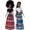 2 pcs doll, variant on A-Waroom 2 Pcs Kids Gift 12 inch Toy Dolls African Black Doll Moveable Jointed Body Doll Toys for Girls