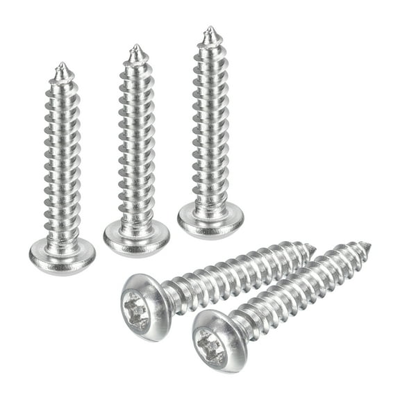 #6 x 3/4" Torx Security Screws, 20Pack Button Head, Self Tapping Screws, 304 Stainless Steel Anti-Theft Screws