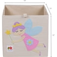 thumbnail image 5 of Wildkin 13 Inch Kids Storage Cube for Boys and Girls, Toy Organizer (Fairy Princess Pink), 5 of 5