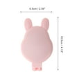 thumbnail image 2 of Unique Bargains 1 Pc Rabbit Shape Foldable Mirror Comb Pink ABS Nylon, 2 of 6