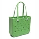 thumbnail image 1 of Bolso Hombro Picnic para Mujer Mano Playa Con Agujeros Impermeable A Prueba Arena Compras Femenino () Verde, 1 of 9