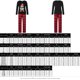 thumbnail image 2 of Disfraz Premium Conjunto de pantalón de 2 piezas con estampado de Caperucita Roja Traje familiar informal (Mamá-S) Kuymtek Negro T S para Unisex, 2 of 9