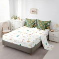 thumbnail image 5 of Castle Fairy Gingerbread Man 7-Piece Twin Kids’ Candy Cane Christmas Breathable Bedding Comforter Set, 5 of 8