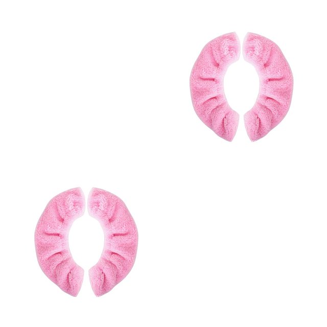 Naiovety Cubierta de cuchillo de patinaje Buena elasticidad Vellosidad larga Antióxido No es fácil desactualizar Funda de tela de microfibra Rosa claro Rosa claro XXXL 2piezas Naiovety CBP288883