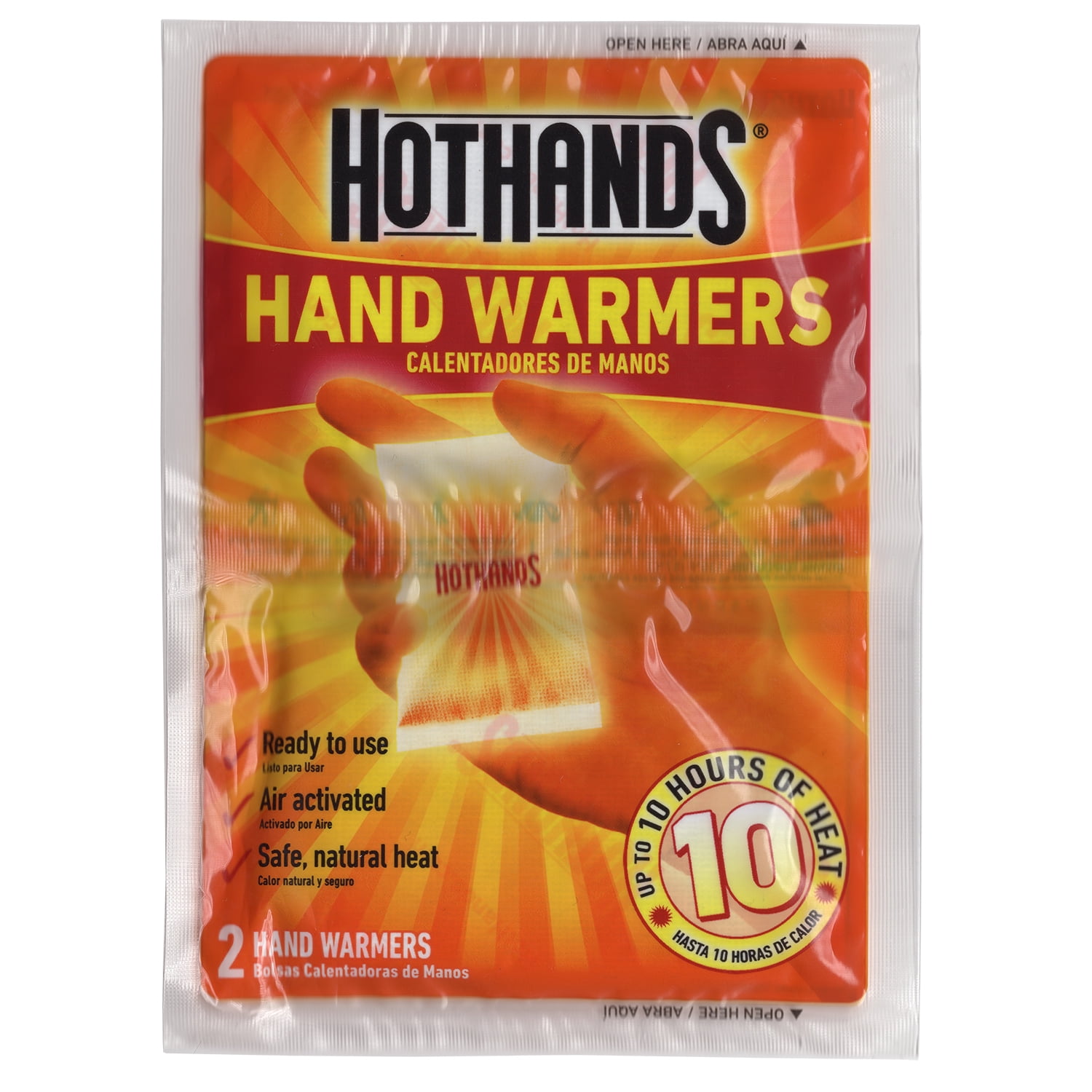 Hot Hands Super Warmer Value 10 Pack 18 Hours Of Heat Large Size Lot of 2 Packs 
