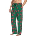 thumbnail image 2 of Xecao Watermelon Men's Straight Lounge Pajama Pants: The Ultimate in Comfortable Sleepwear, 2 of 9