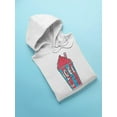 thumbnail image 3 of Classic Cup Design - Retro ICEE 'Coldest Drink In Town' Men's Hoodie, 3 of 4