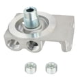 thumbnail image 1 of Aluminum Diesel Fuel Filter Remote Mount Base Easy Replacement for CAT 1R-0749 1R-0750 24770 Silver, 1 of 8